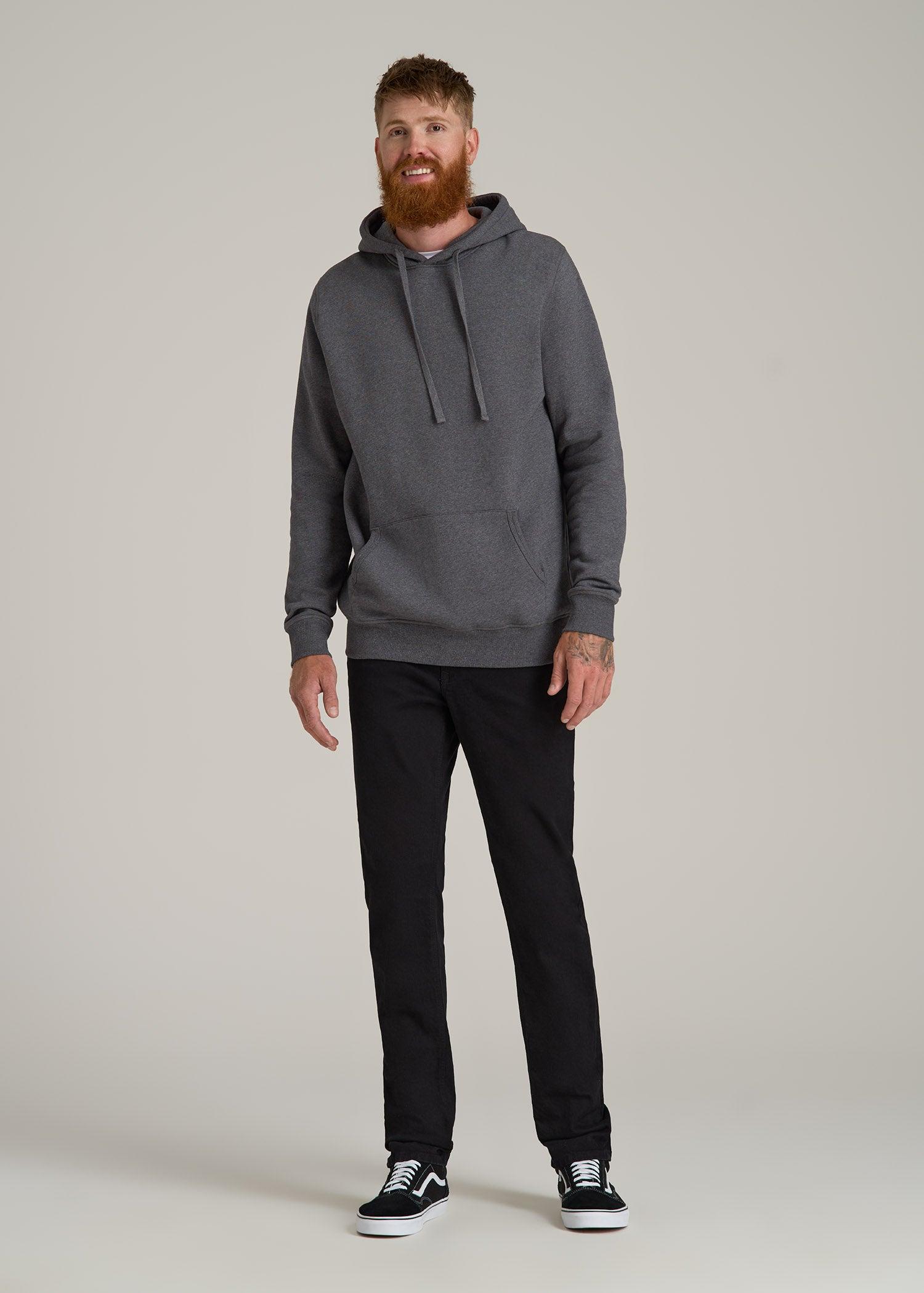 Wearever 2.0 Fleece Hoodie for Tall Men in Charcoal Mix Male Product Image