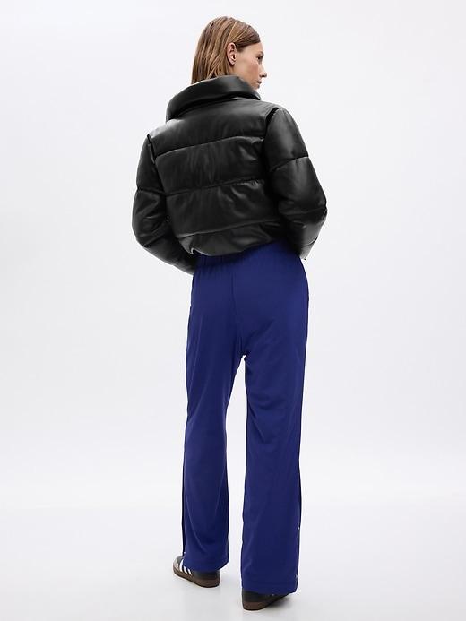 GapFit Snap-Hem Fleece-Lined Sweatpants Product Image