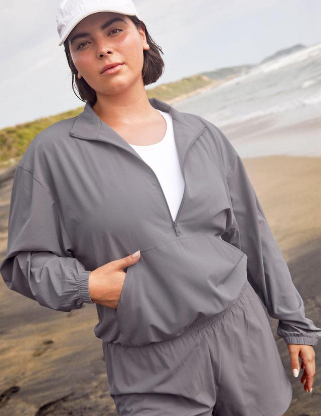 Stretch Woven In Stride Half Zip Pullover Product Image