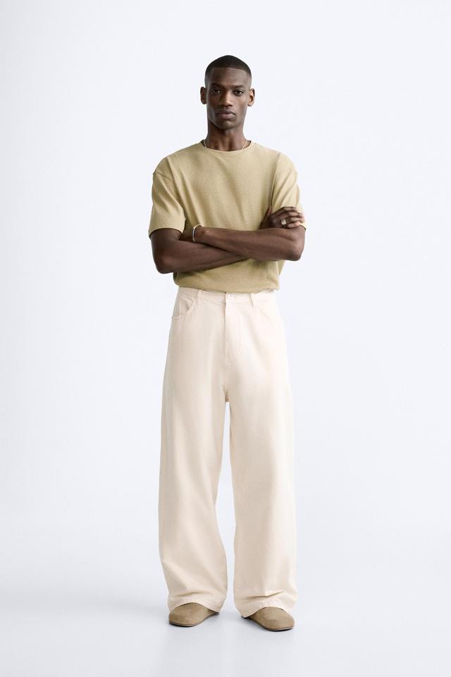 COTTON - LINEN PANTS Product Image