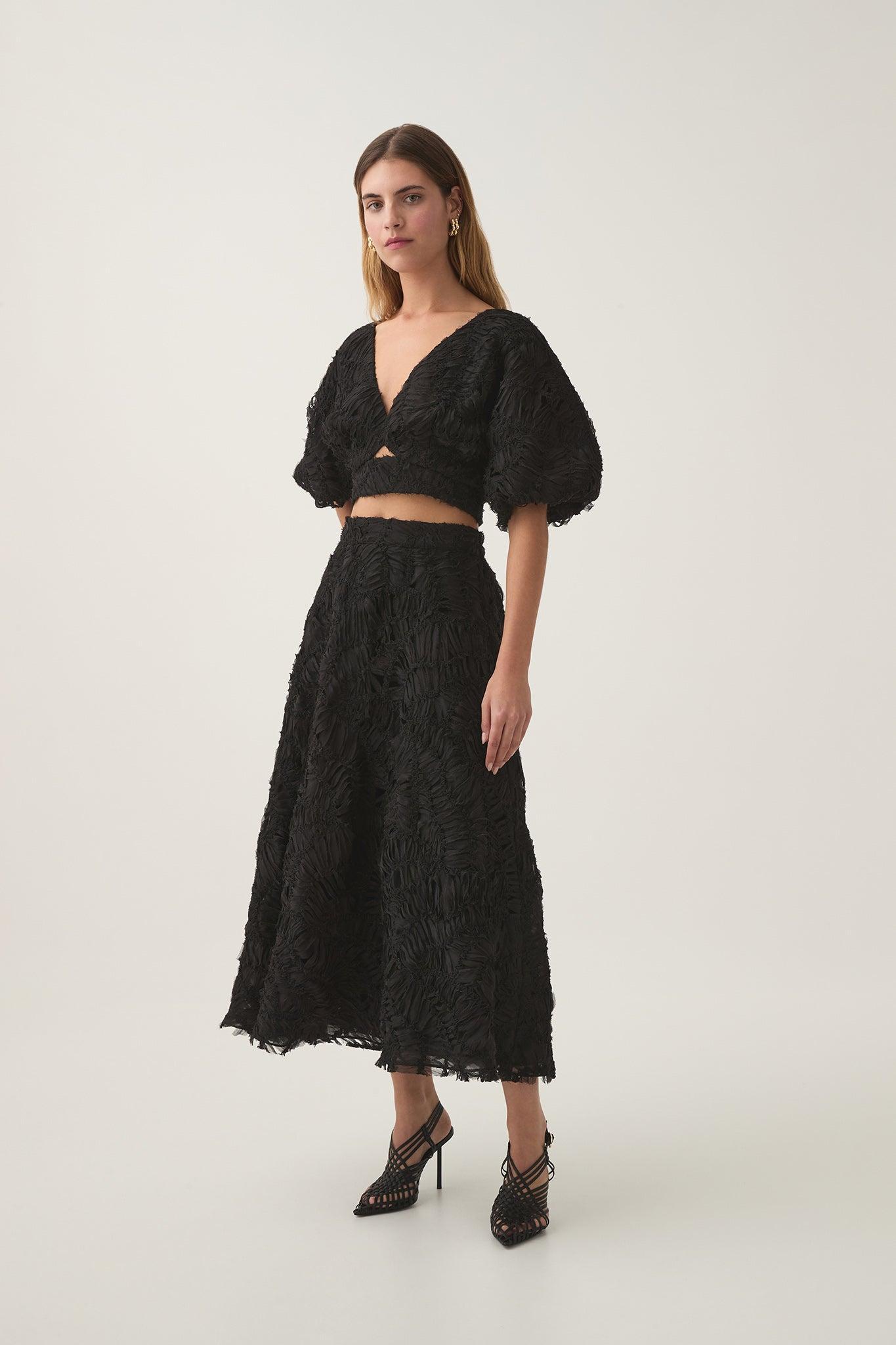 Florential Textured Midi Skirt product image