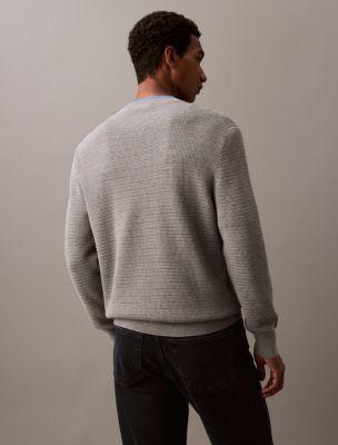 Supima Texture Stitch Crewneck Sweater Product Image