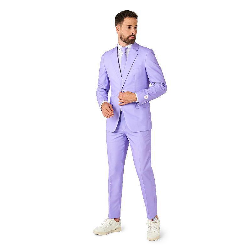 Mens OppoSuits Slim-Fit Solid Suit & Tie Set Product Image