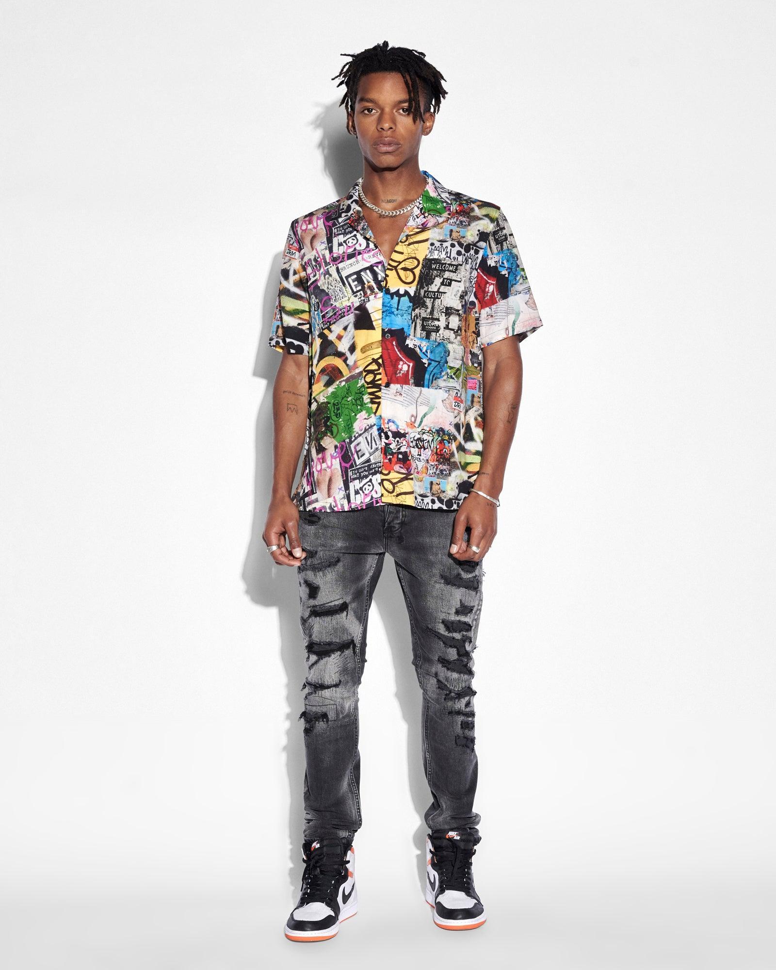 KULTURE RESORT SS SHIRT MULTI Male Product Image