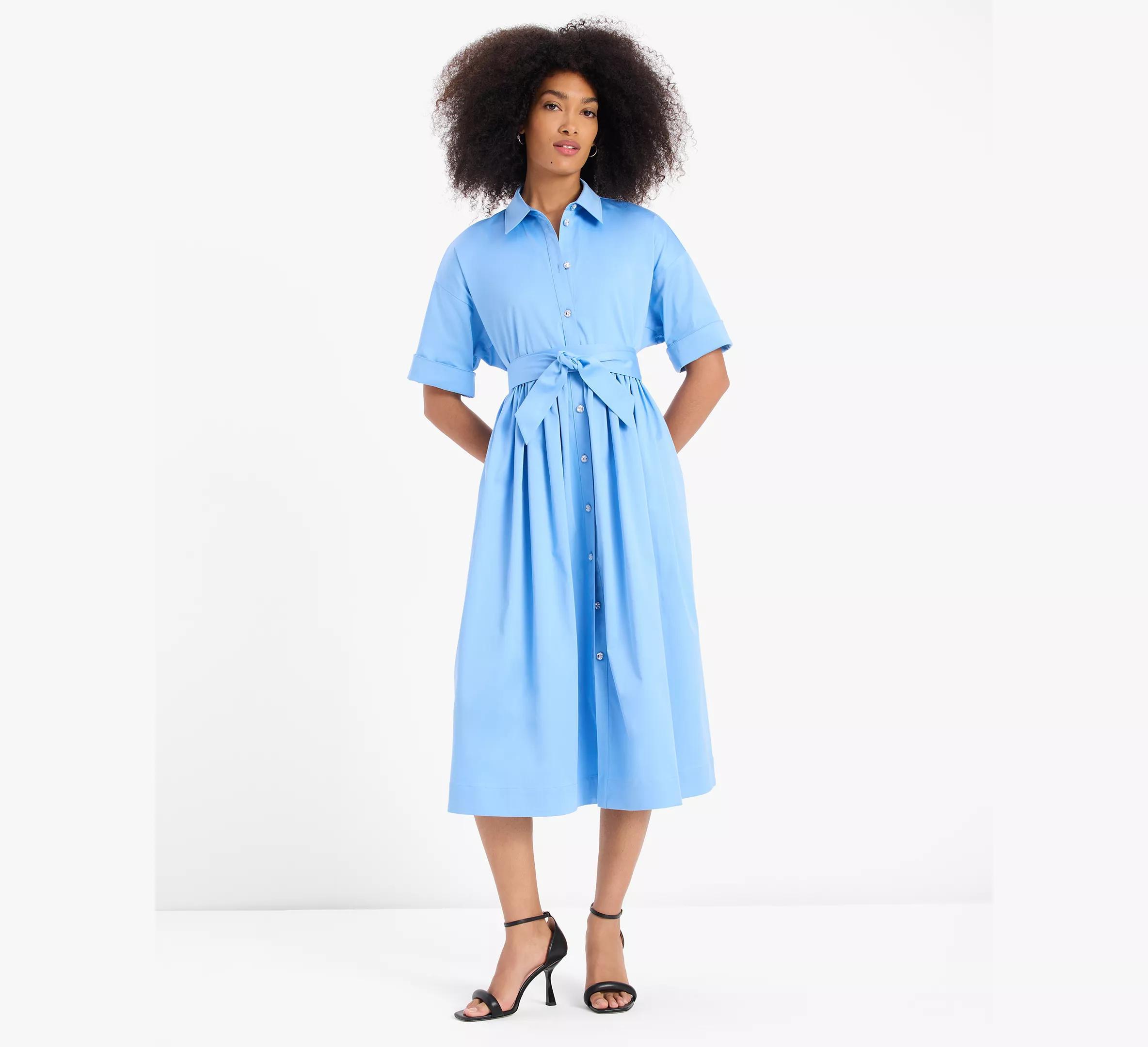 Poplin Midi Montauk Dress Product Image