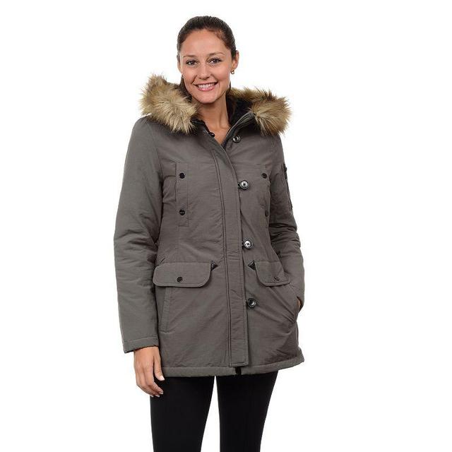 Womens Fleet Street Expedition Jacket Grey Product Image