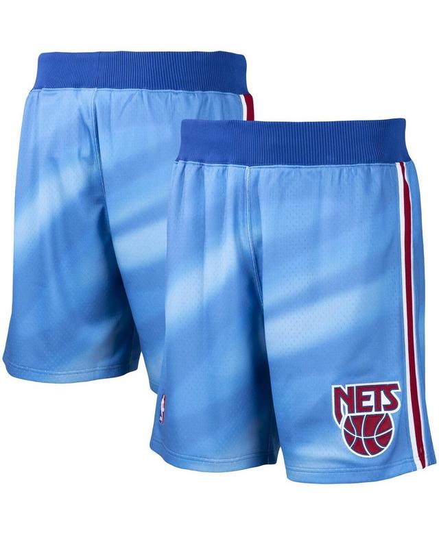 Mens Mitchell & Ness Blue New Jersey Nets 1990/91 Hardwood Classics Authentic Shorts Product Image