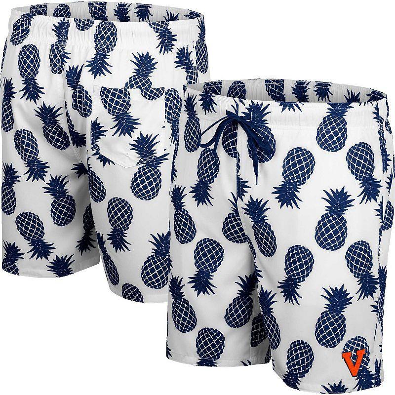 Mens Colosseum Virginia Cavaliers Pineapples Swim Shorts Product Image