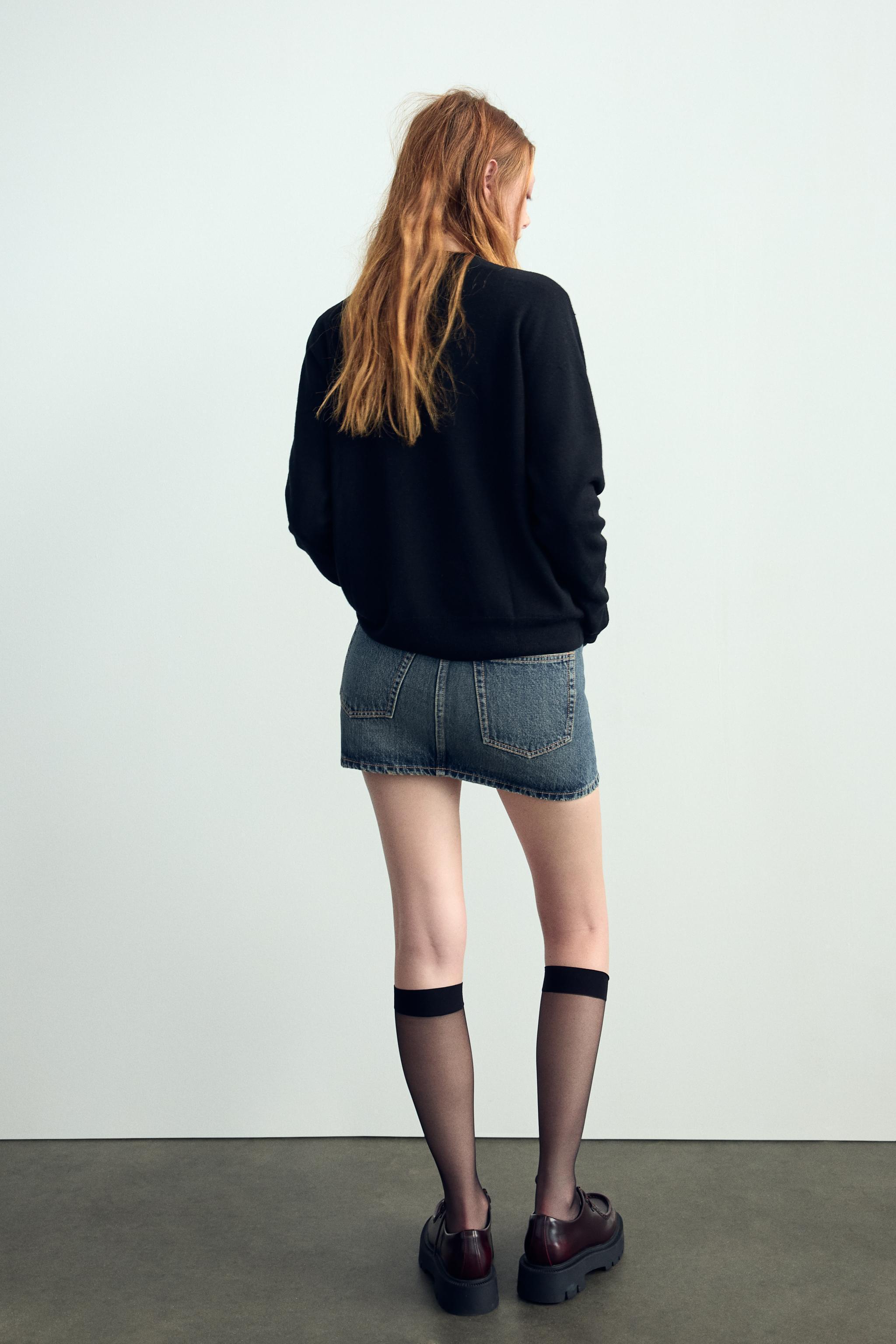 TRF DENIM MINI SKIRT Product Image