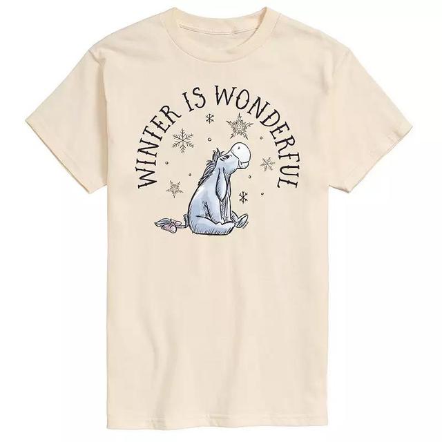 Disneys Winnie The Pooh Mens Winter Is Wonderful Graphic Tee Product Image