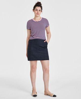 On 34th Womens Tweed Mini Skirt, Created for Macys Product Image