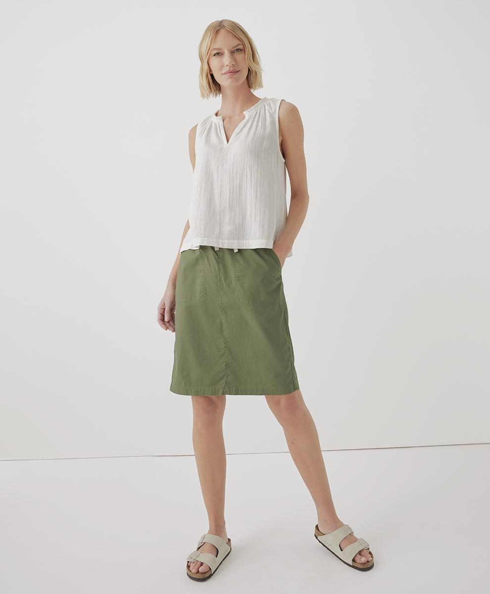 Womens Daily Twill Skirt S Product Image