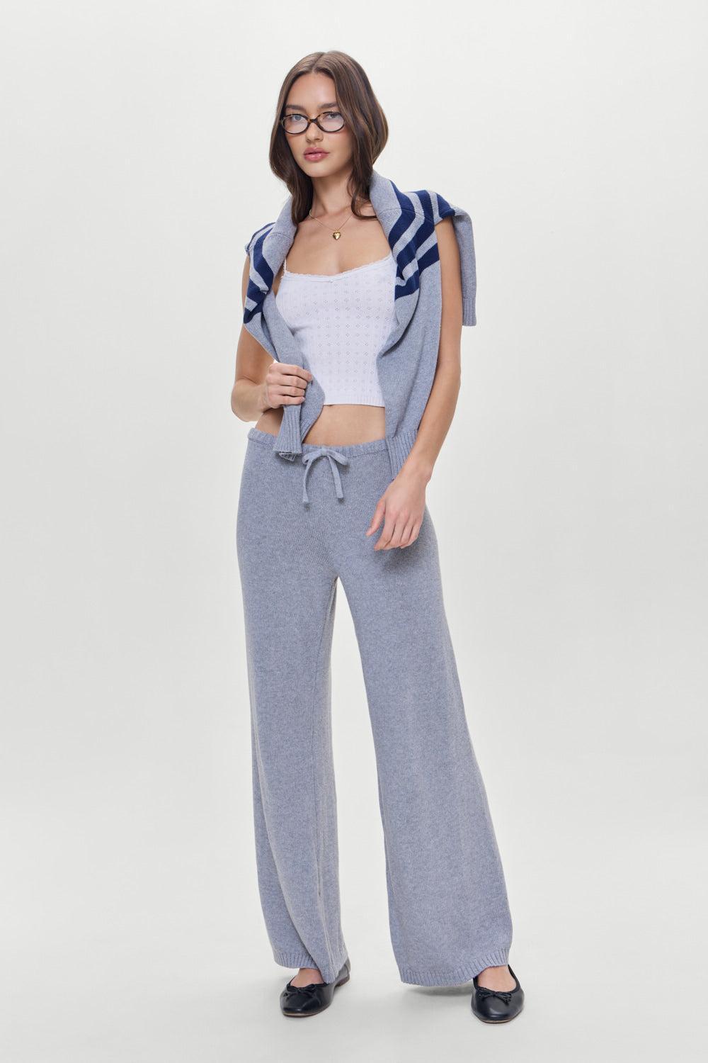 Wesley Knit Pants - Rain Cloud Product Image