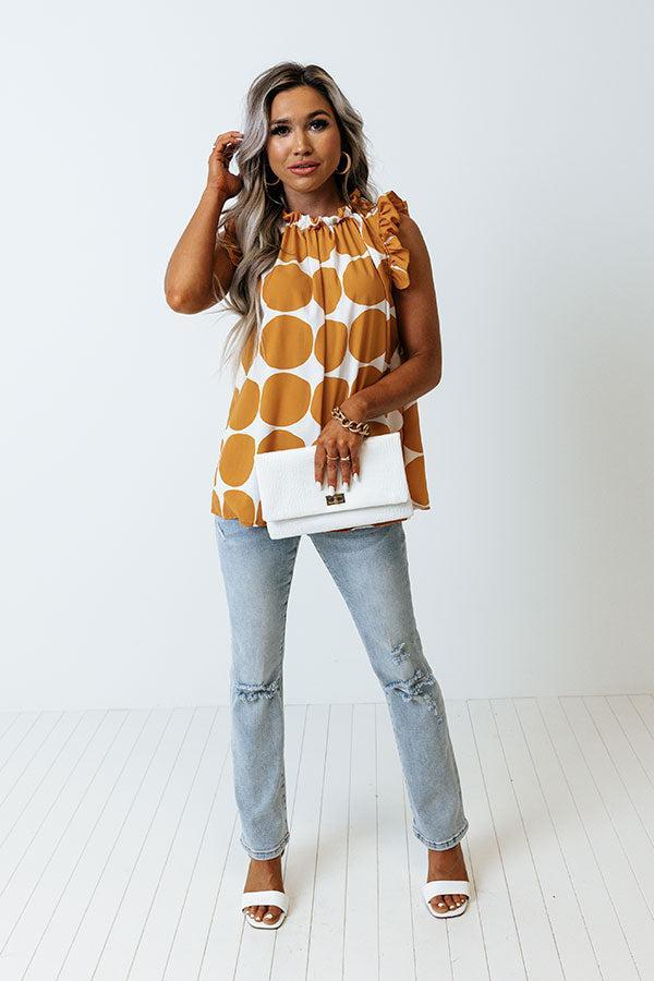 Brunch And Go Shift Top In Camel Product Image