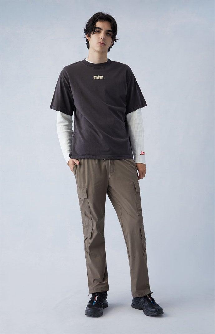 Men's Performance Brown Straight Cargo Pants Product Image