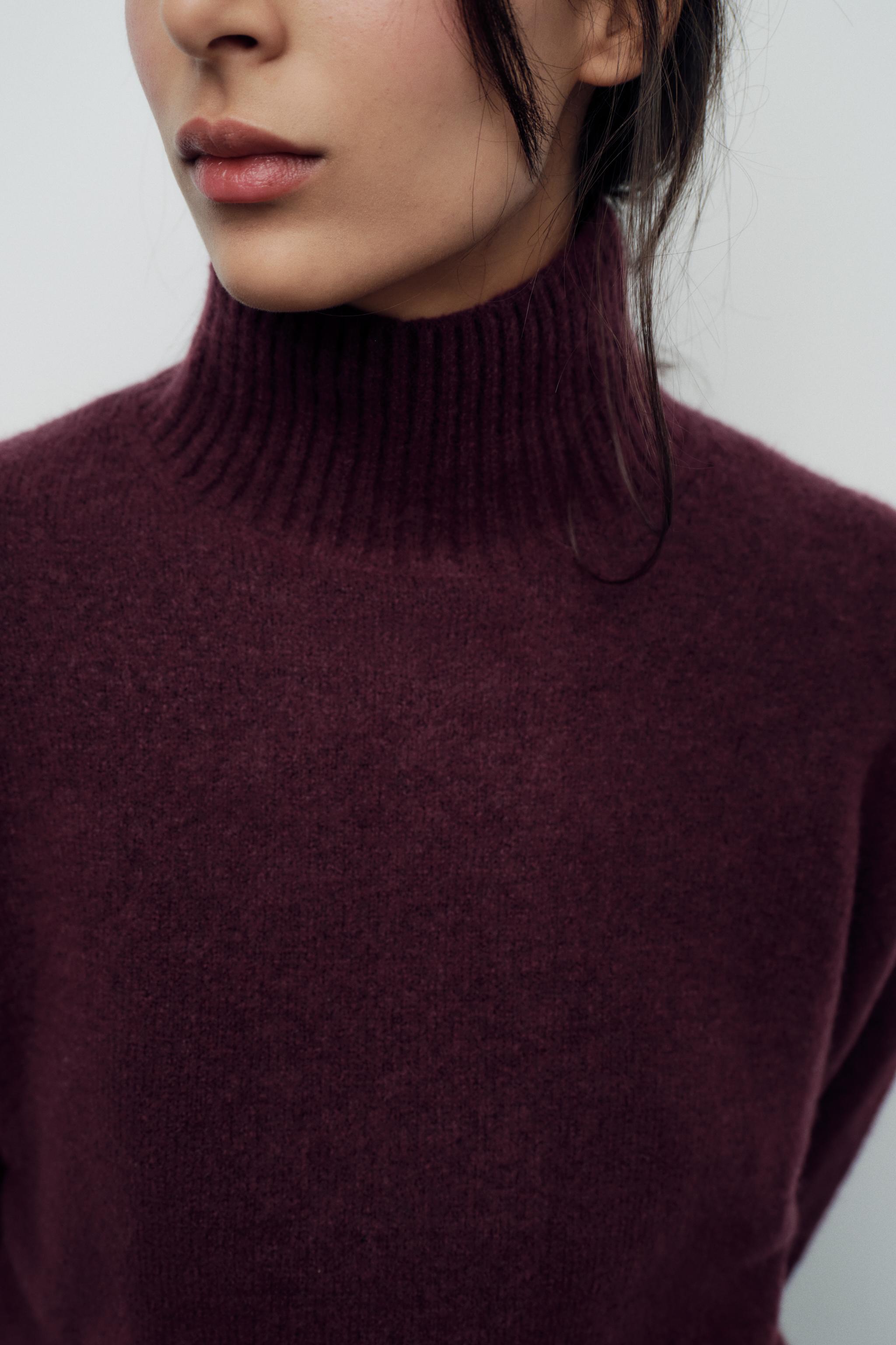 BASIC KNIT SOFT SWEATER Product Image