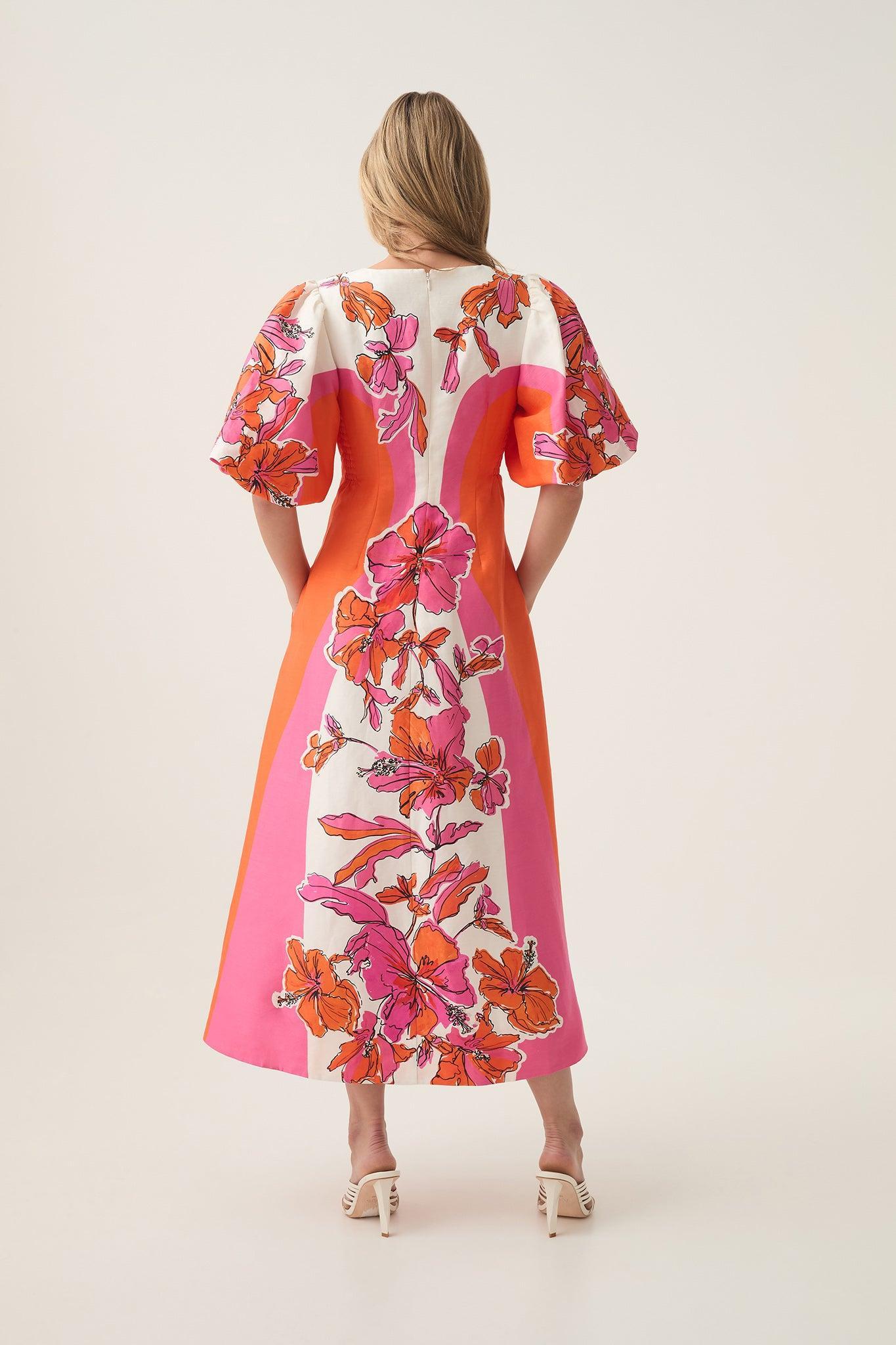 Overflow Knotted Midi Dress Product Image