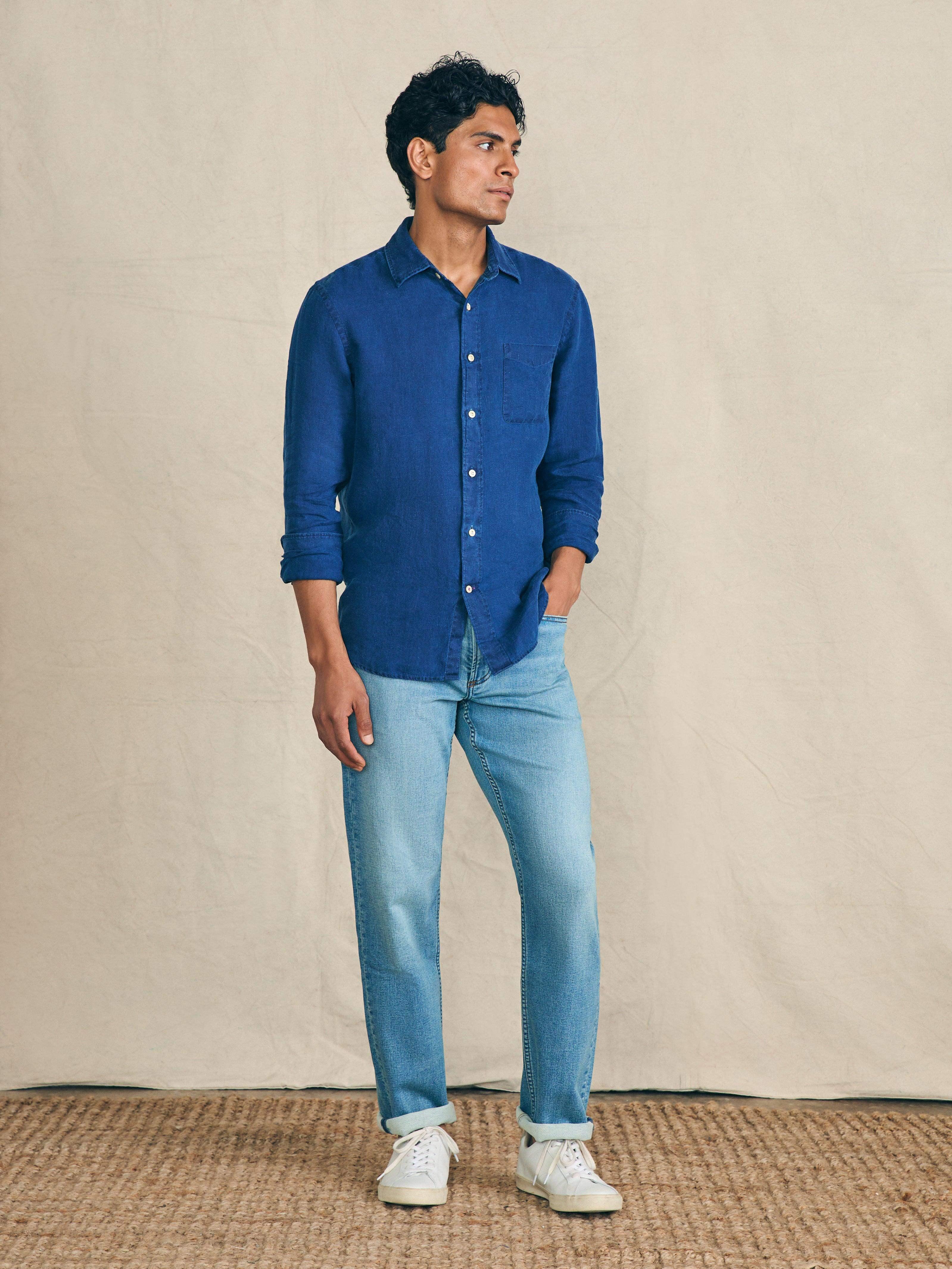 Laguna Linen Shirt - Arroyo Wash Male Product Image