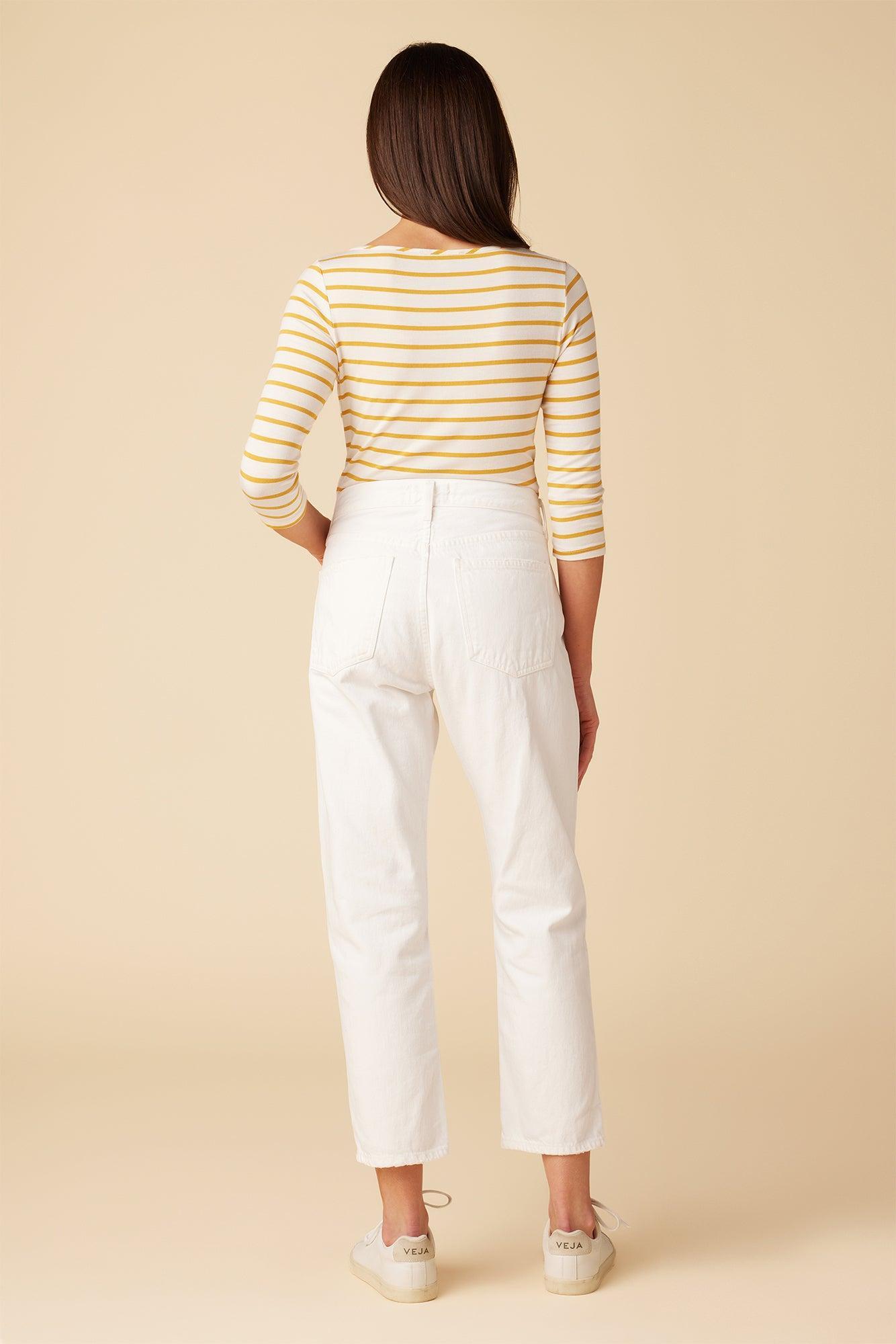 AGOLDE Parker Straight Crop Jean - Milkshake Product Image