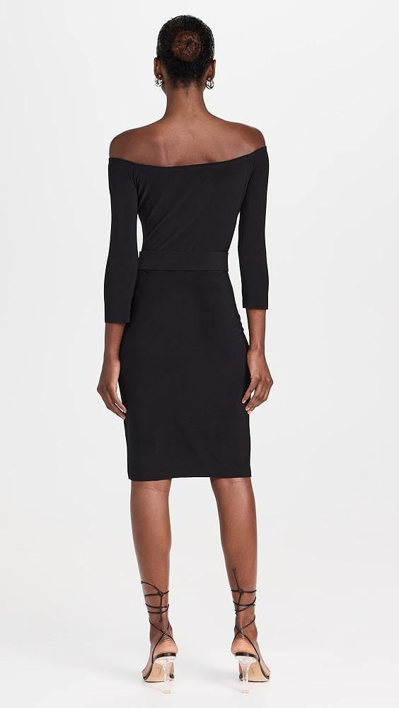 Norma Kamali Off Shoulder Dress to Knee | Shopbop Product Image