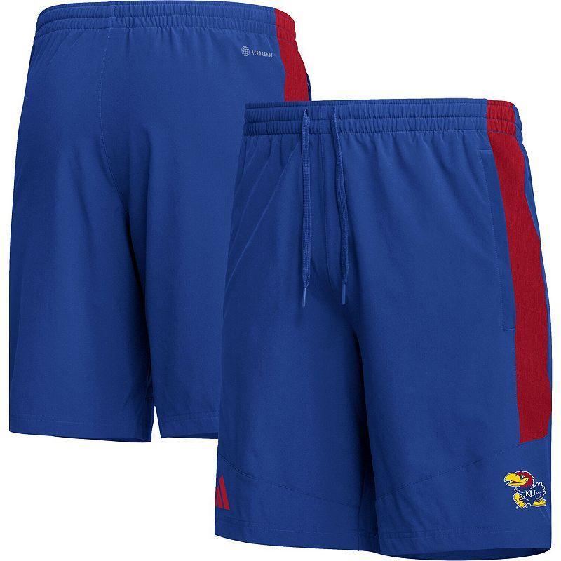 Mens adidas Royal Kansas Jayhawks AEROREADY Shorts Product Image