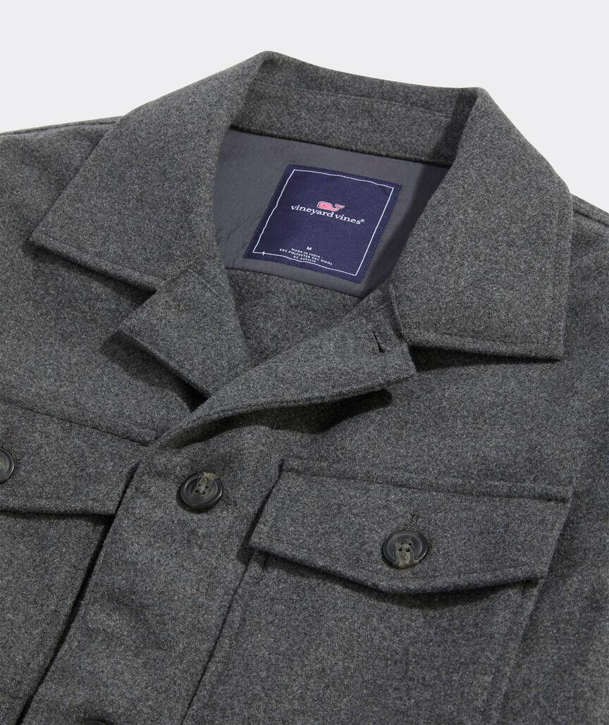 Wool Blend Shirt Jacket Product Image