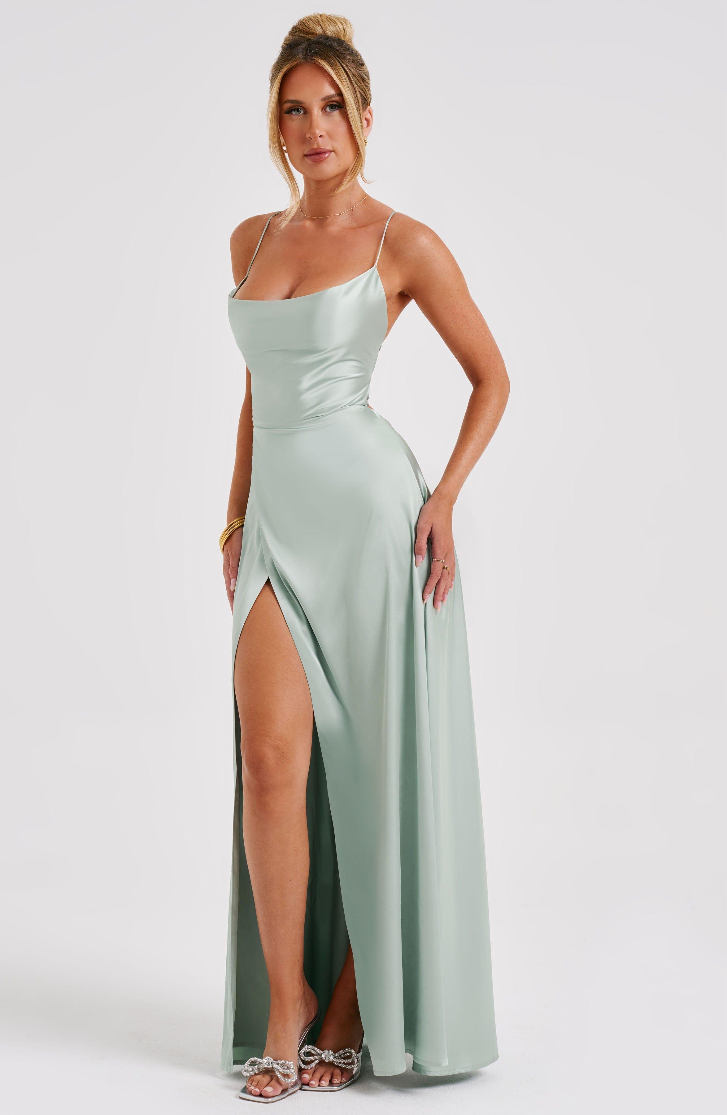 Bethany Maxi Dress - Sage Product Image