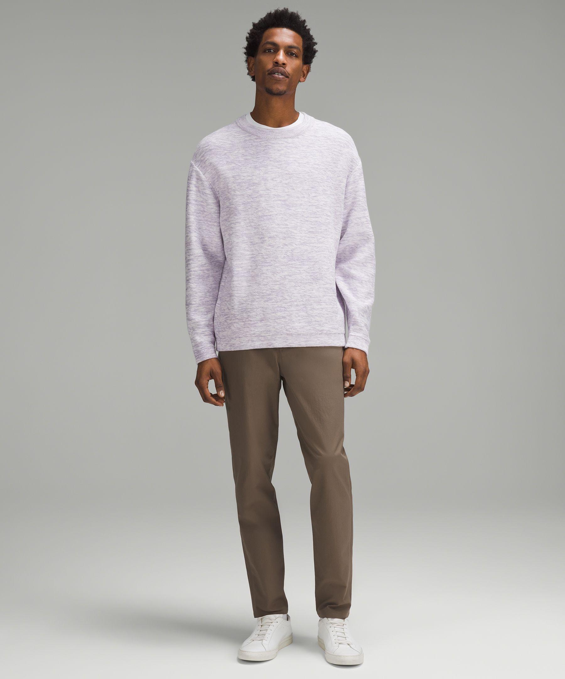 Relaxed-Fit Crewneck Knit Sweater Product Image