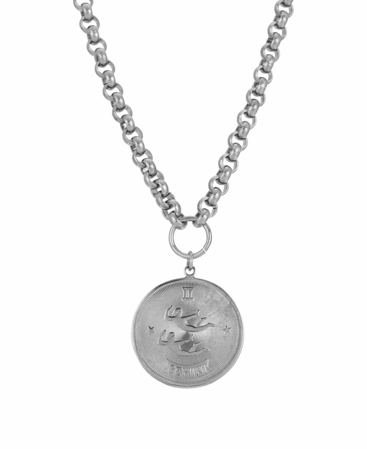 1928 Round Sagitarius Pendant Necklace, Womens, October Product Image