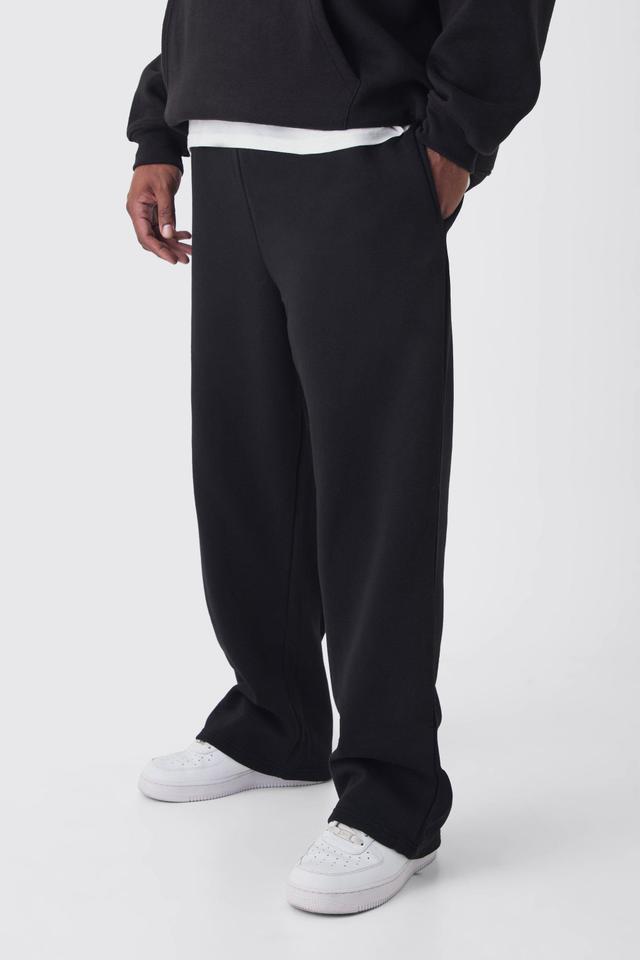 Plus Basic Straight Fit Sweatpants | boohooMAN USA Product Image