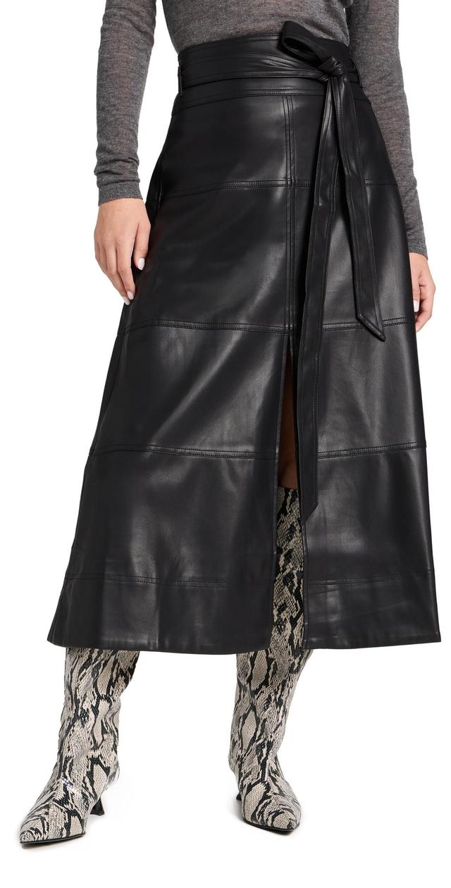 Womens Hudson Tie-Waist Midi-Skirt Product Image