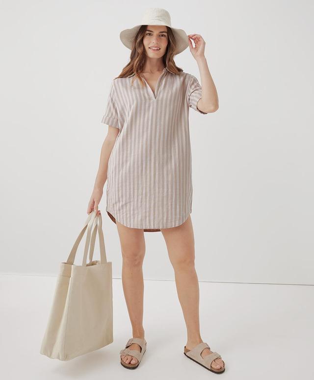 Womens Coastal Double Gauze Beach Coverup L Product Image