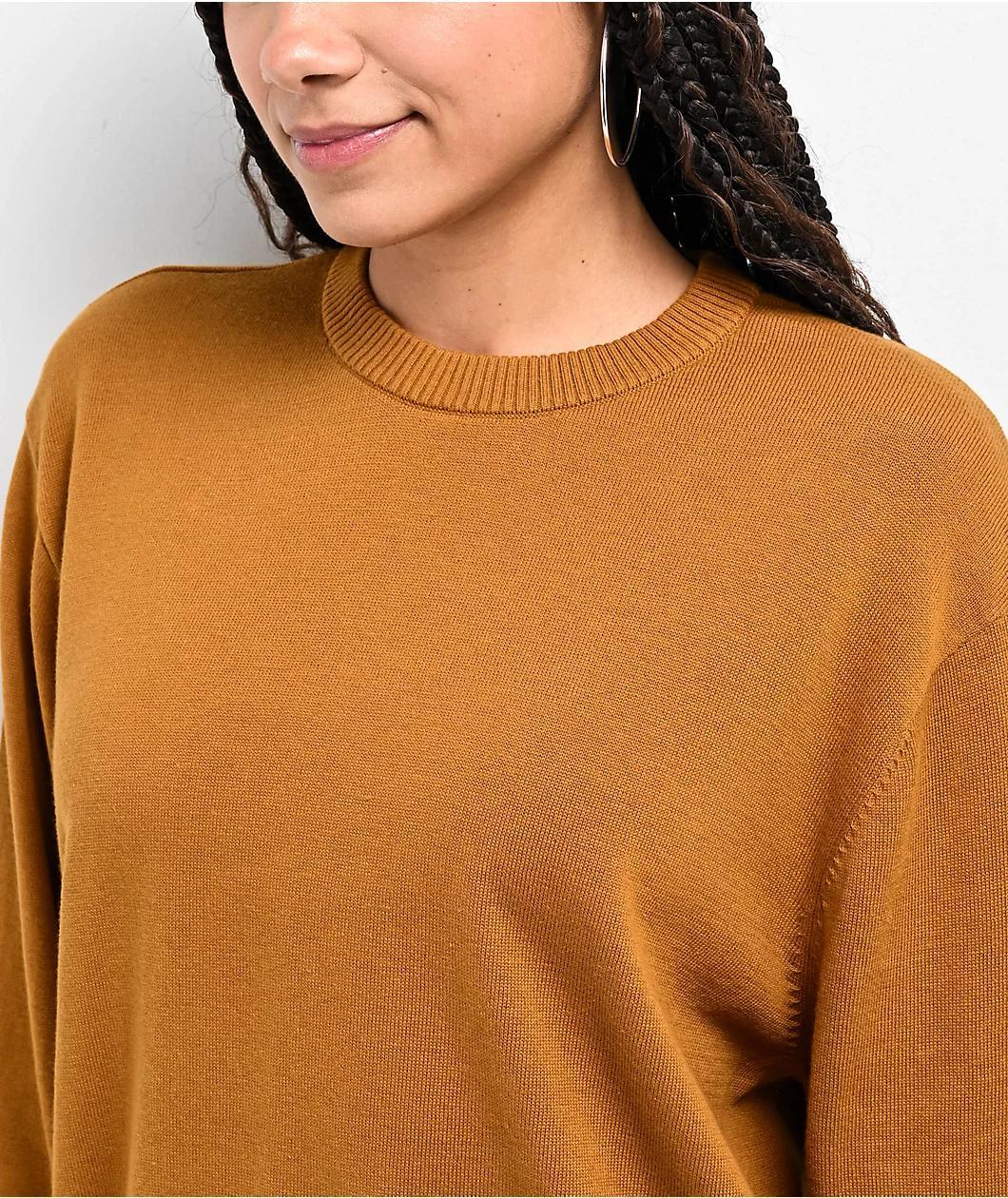 Vans Tacuba Solid Brown Sweater Product Image