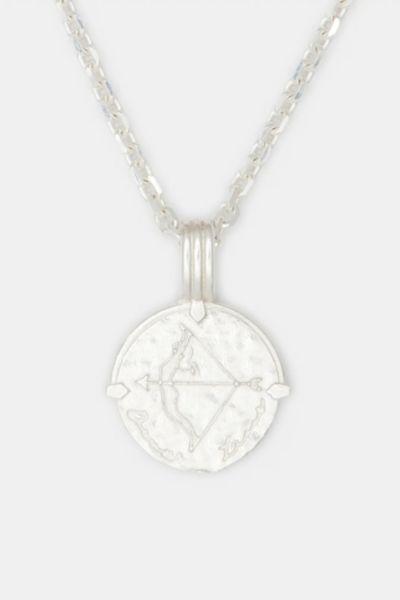 Deux Lions Jewelry Sterling Silver Zodiac Necklace Mens at Urban Outfitters Product Image