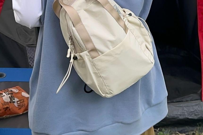 Plain Nylon Backpack Product Image