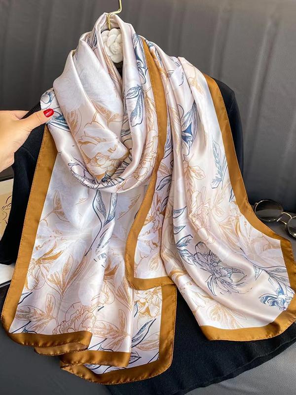 Flower Print Shawl&Scarf Product Image