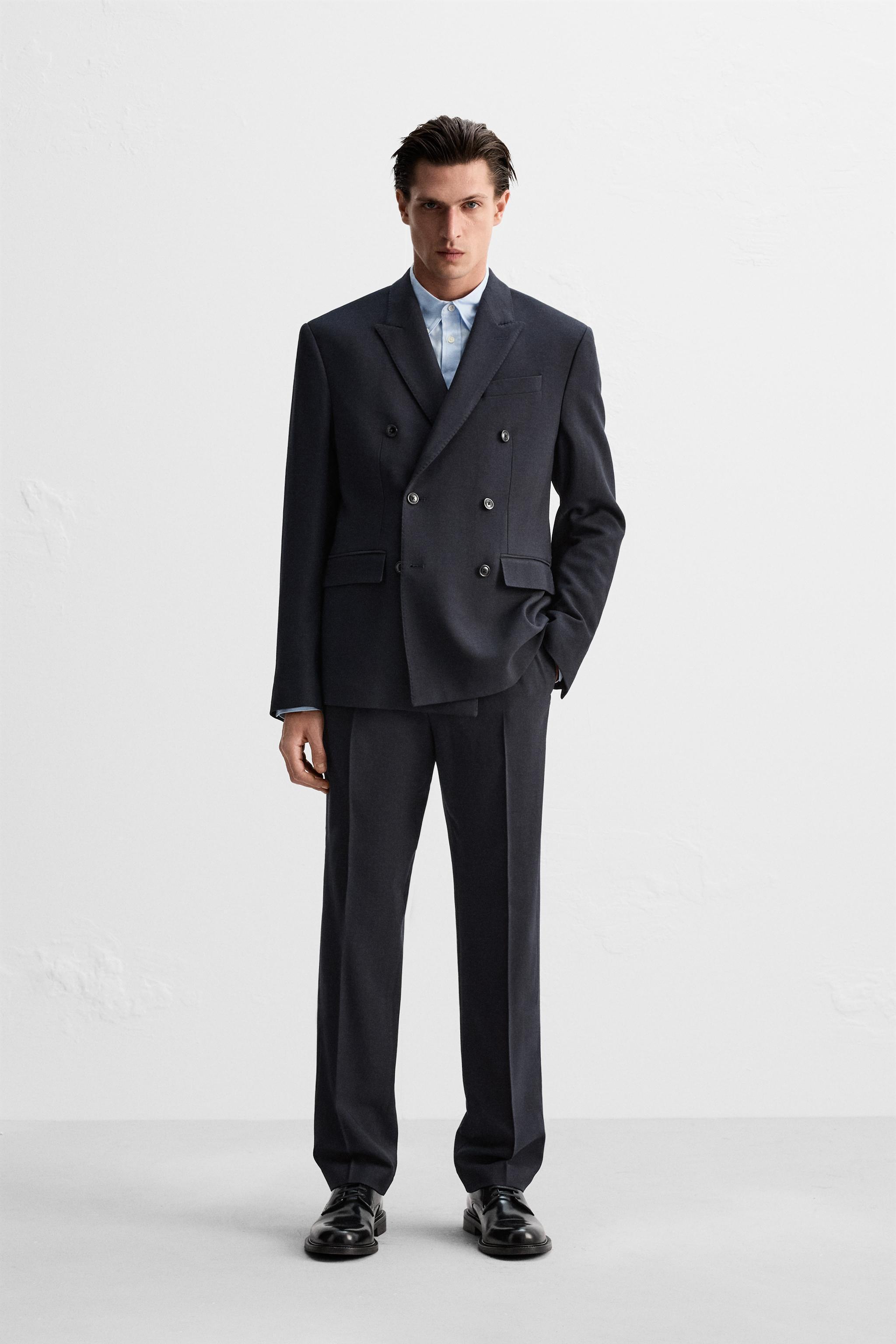 HERRINGBONE SUIT PANTS product image