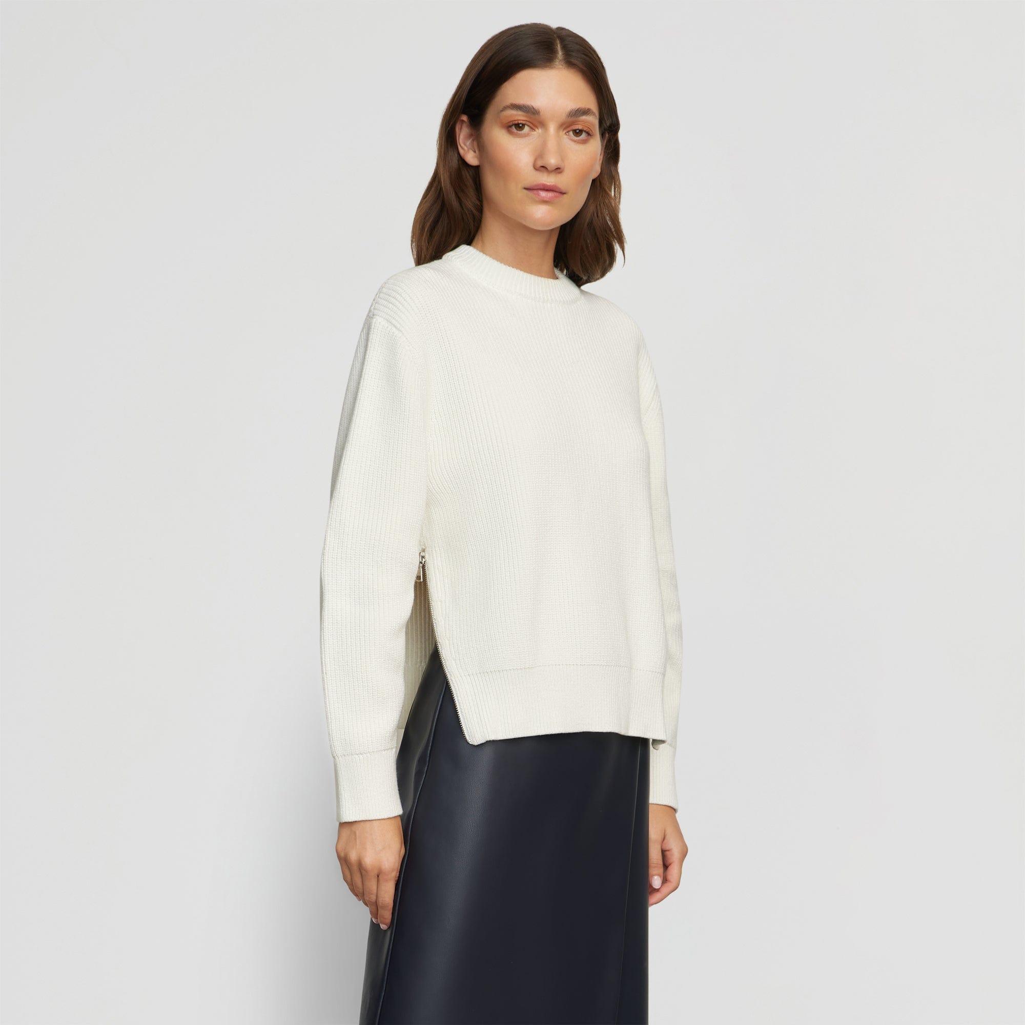 Tate Organic Cotton Side-Zip Sweater Product Image