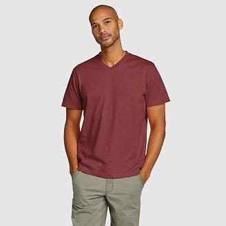 Men's Legend Wash 100% Cotton Short-Sleeve V-Neck T-Shirt Product Image