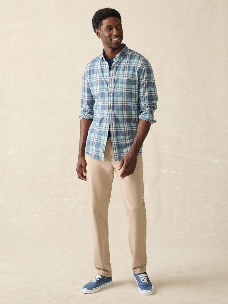 Coastline Knit Shirt - Holbrook Island Plaid Product Image