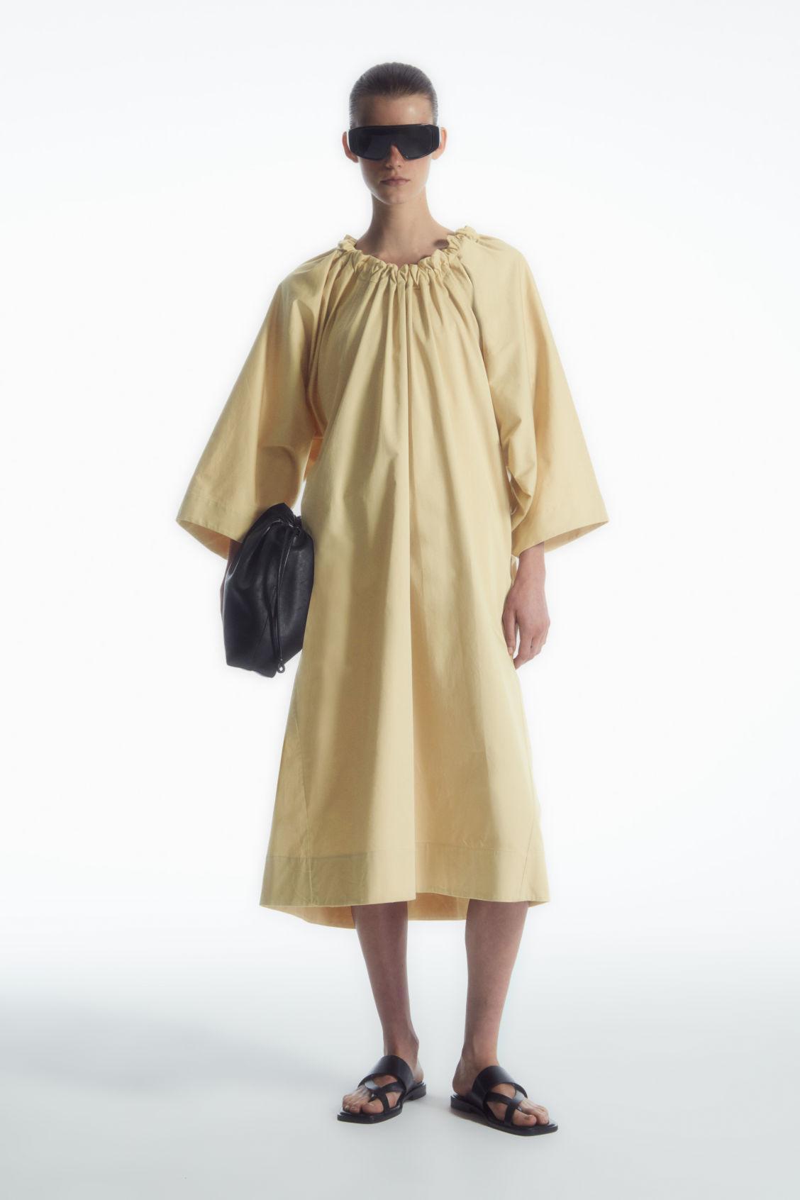 OVERSIZED COTTON MIDI DRESS Product Image