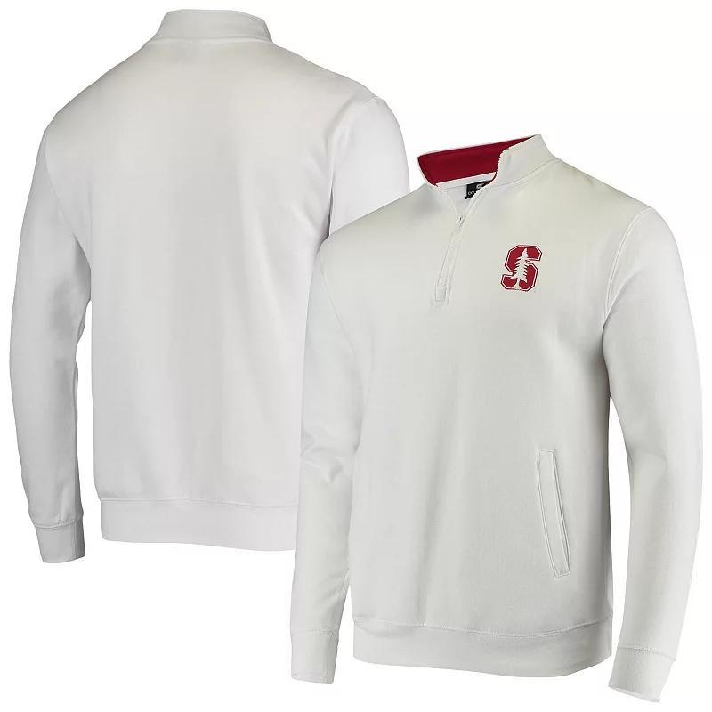 Mens Colosseum Stanford Cardinal Tortugas Logo Quarter-Zip Jacket Product Image