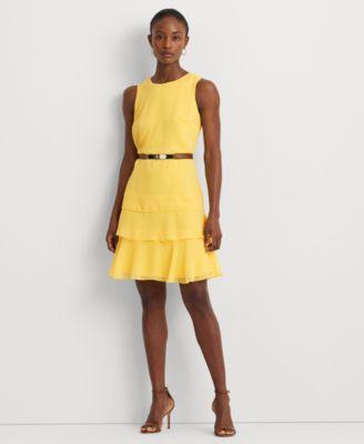 Lauren Ralph Lauren Womens Georgette Shift Dress Product Image