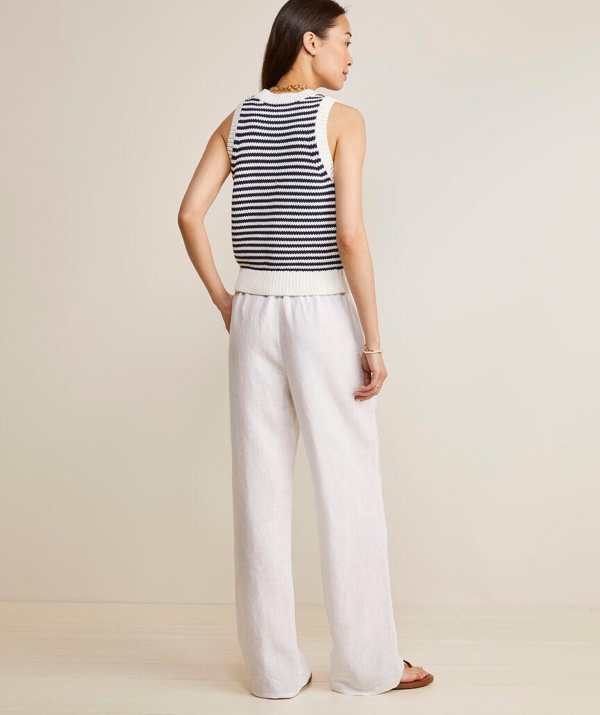 Tie-Waist Linen Pants Product Image