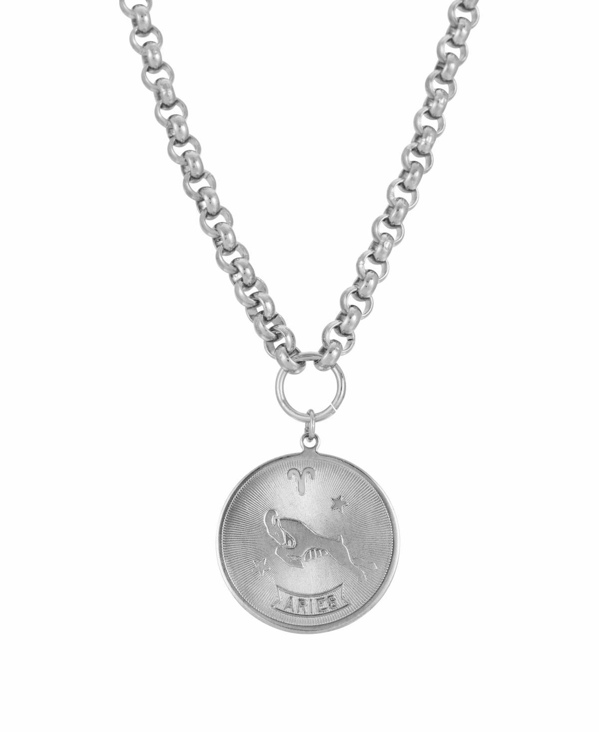 1928 Round Sagitarius Pendant Necklace, Womens, October Product Image