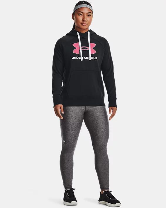 Women's UA Rival Fleece Big Logo Foil Outline Hoodie Product Image