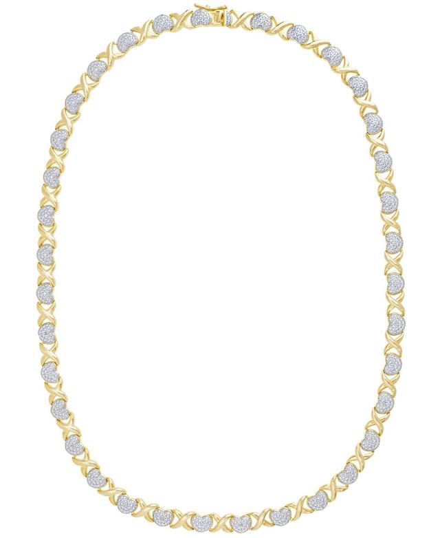 Macys Womens Diamond Accent Heart Necklace Product Image