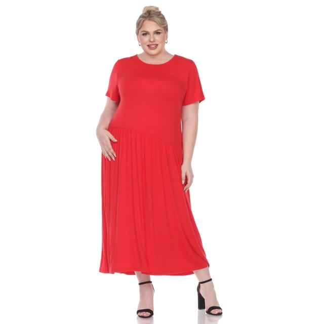 Short Sleeves Maxi Dress - Plus Product Image