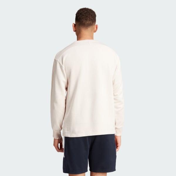 ALL SZN French Terry 3-Stripes Garment Wash Crew Sweatshirt Product Image