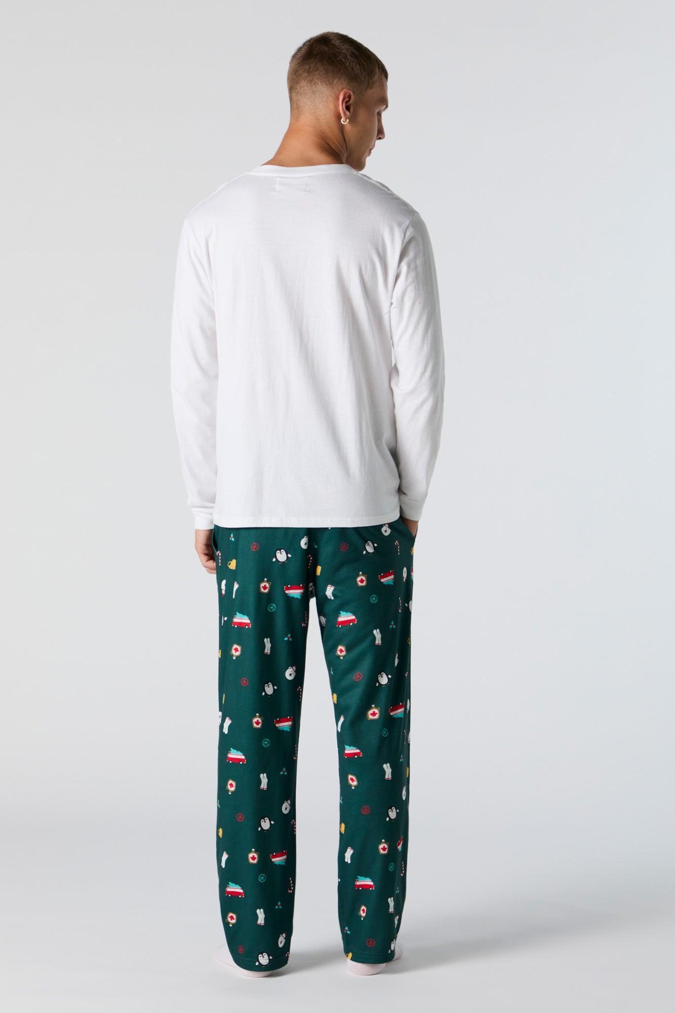 Printed Pajama Pant Male Product Image